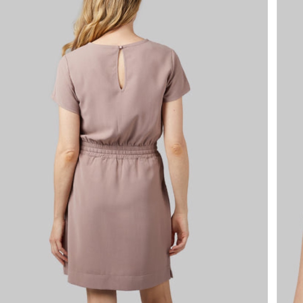 Elegant Tan Women's Dress - Picture 8 of 11